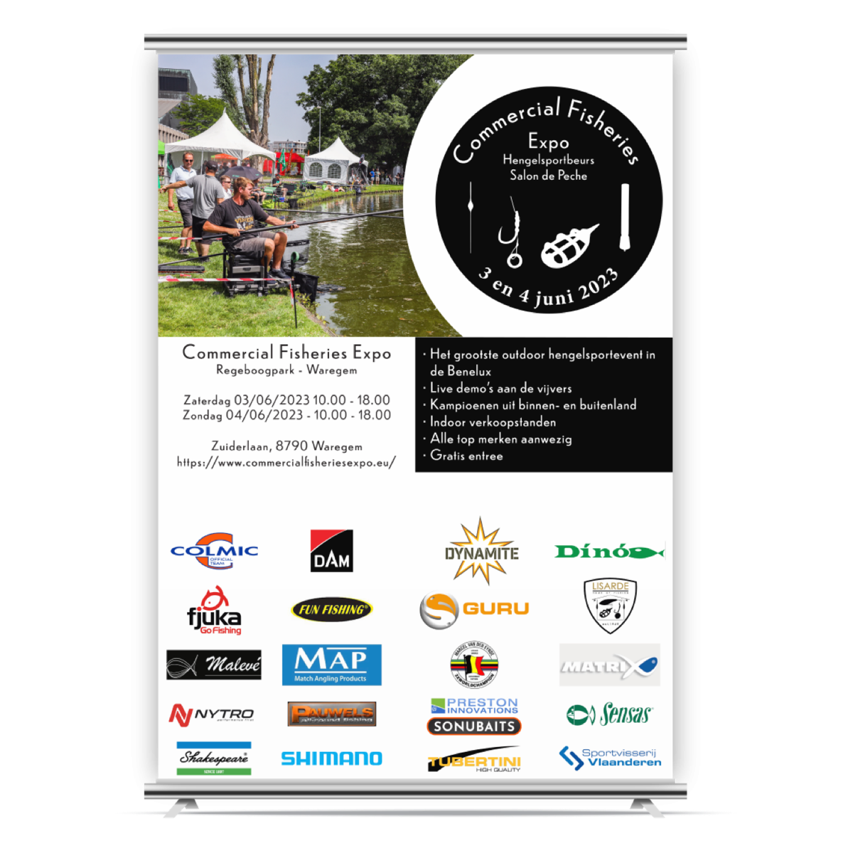 Commercial Fisheries Expo — Ontwerpen en promoten