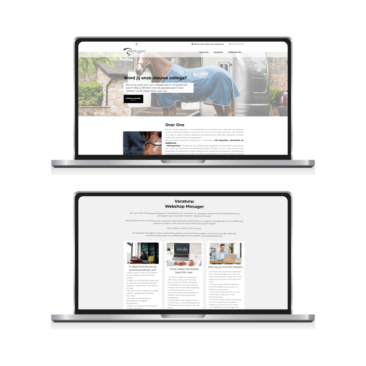 Horse Online — Advertenties die passen bij de doelgroep