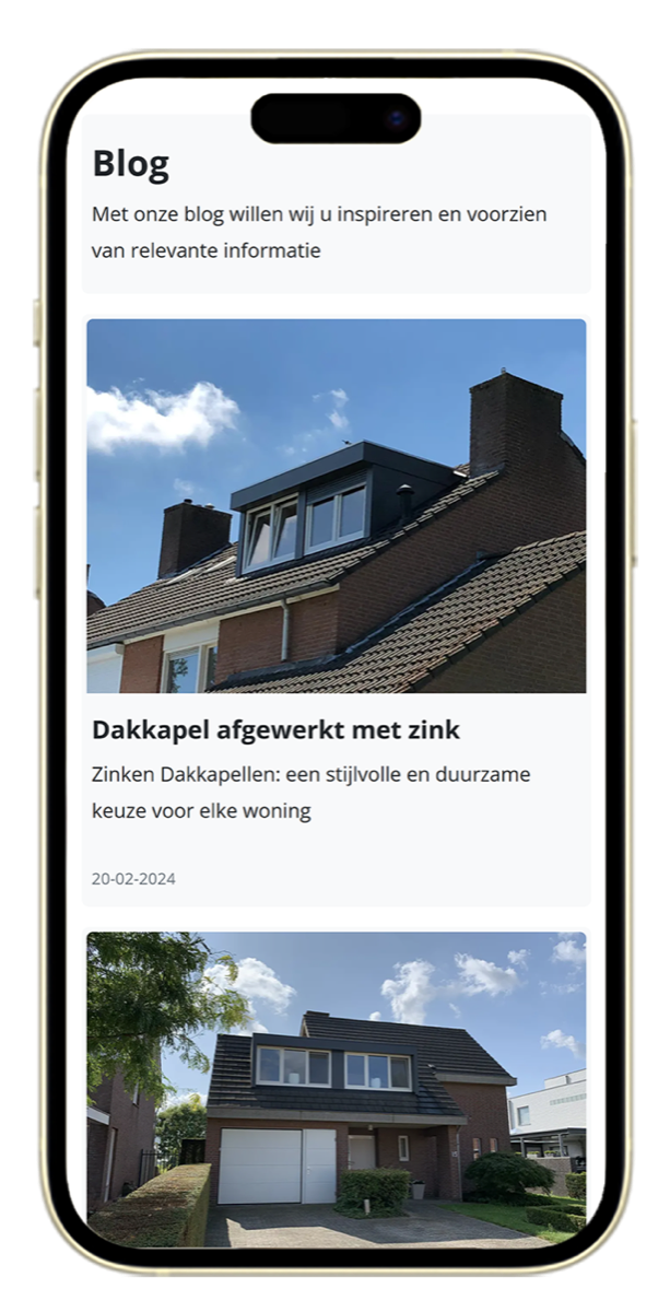 Pinckers Dakkapellen — Dakkapel-configurator