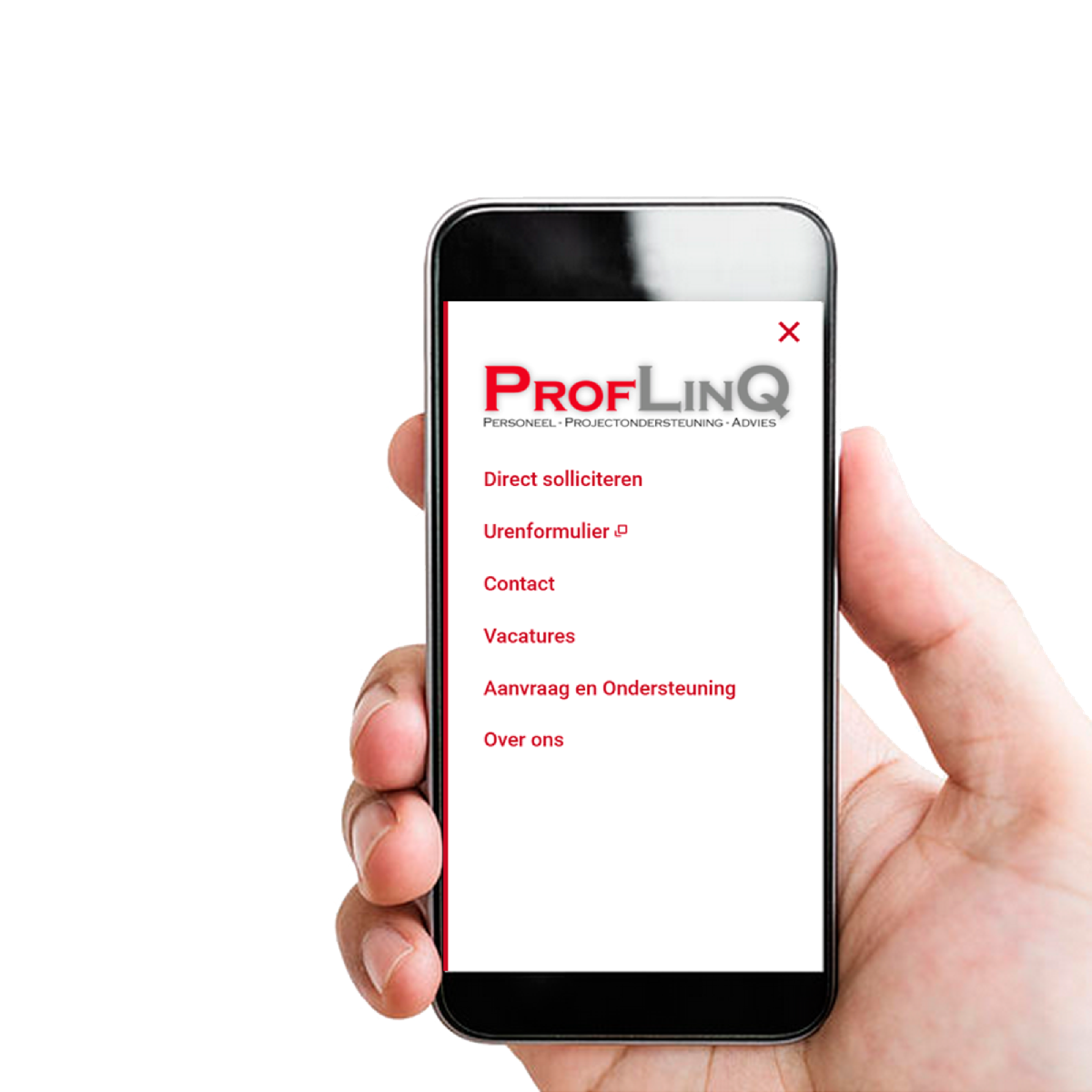 ProfLinQ — Duidelijke menustructuur